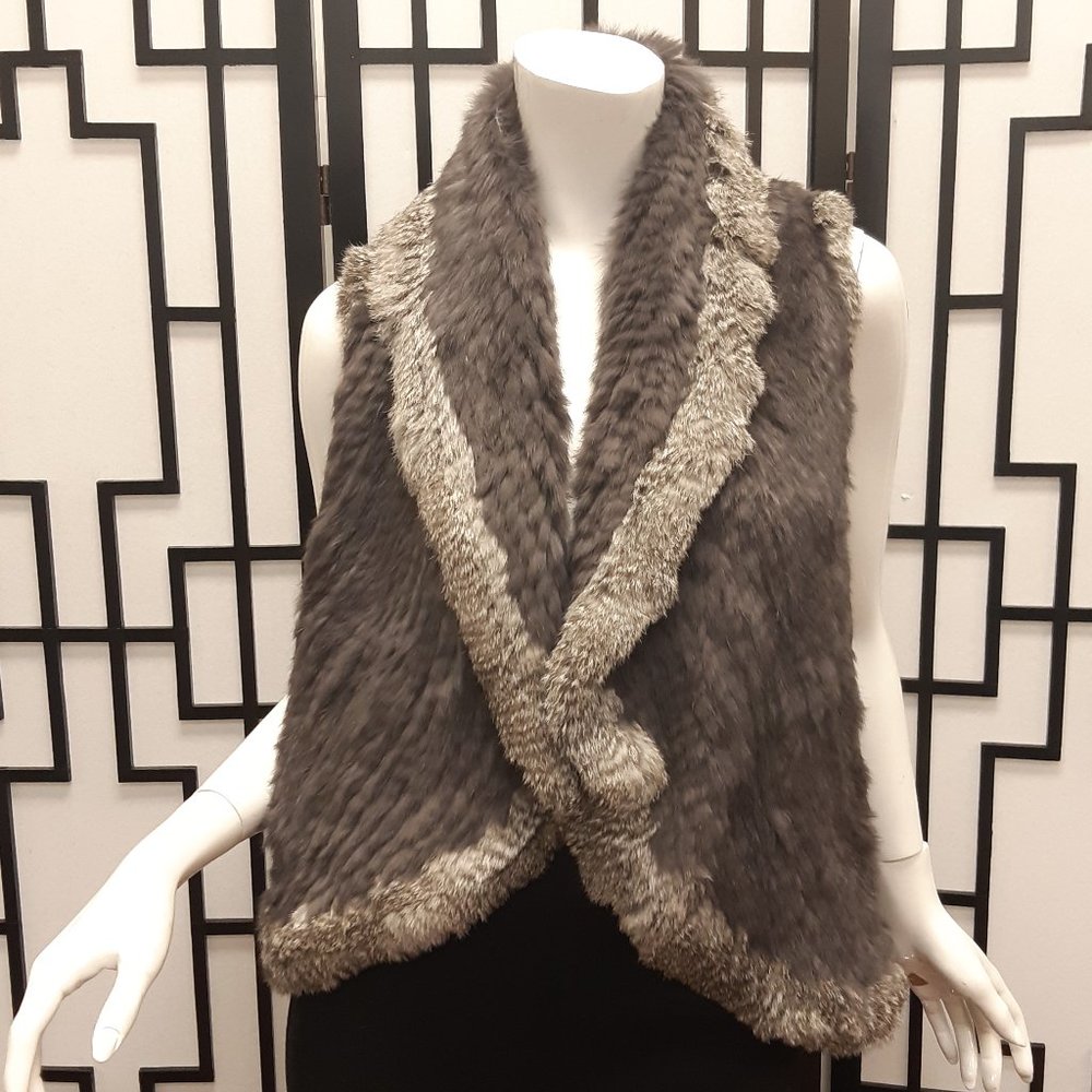 Love Token Real Rabbit Fur Vest 😻